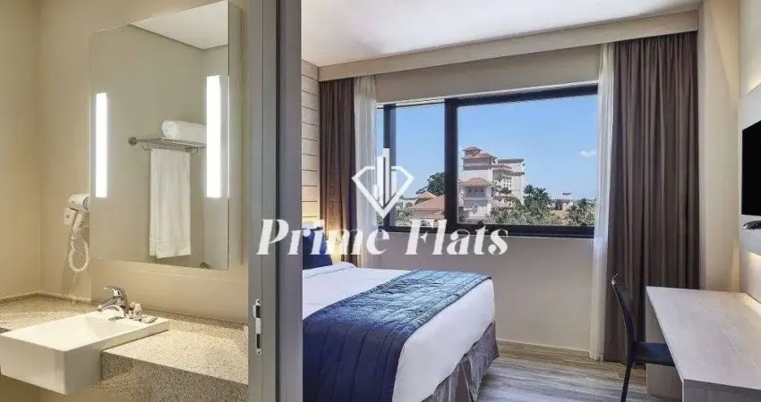 Flat disponível para venda no hotel contemporaneo, com 19,35m², 1 dormitório e 1 vaga