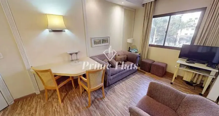 Flat disponível para locação no The World Executive Flat na Vila Olímpia, com 30m², 1 dormitório e 1 vaga