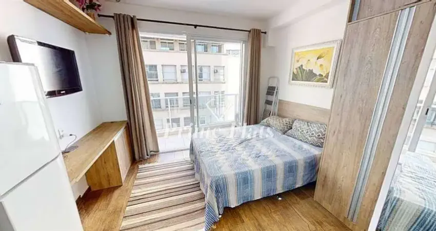 Flat disponível para venda no Condomínio Downtown Luz, com 24m², 1 dormitório e 1 vaga