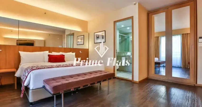 Flat disponível para locação no radisson blu são paulo em pinheiros, com 32m², 1 dormitório e 1 vaga