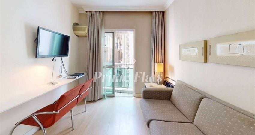 Flat disponível para venda no Transamérica Executive Perdizes, com 29m², 1 dormitório e 1 vaga
