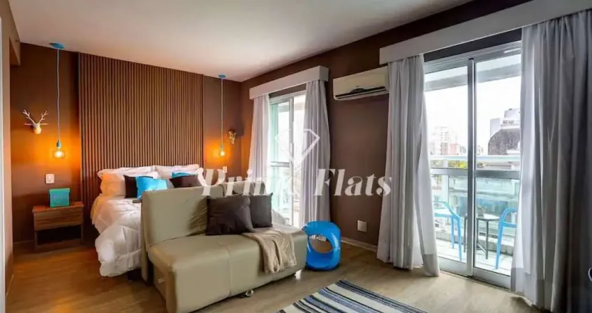 Flat disponível para venda no transamérica executive perdizes, com 29m², 1 dormitório e 1 vaga de garagem