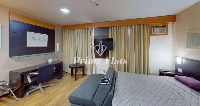 Flat disponível para locação no Mercure Vila Olimpia, com 25m², 1 dormitório e 1 vaga de garagem