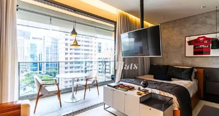 Flat disponível para venda no vhouse por jfl living, com 36m², 1 dormitório e 1 vaga
