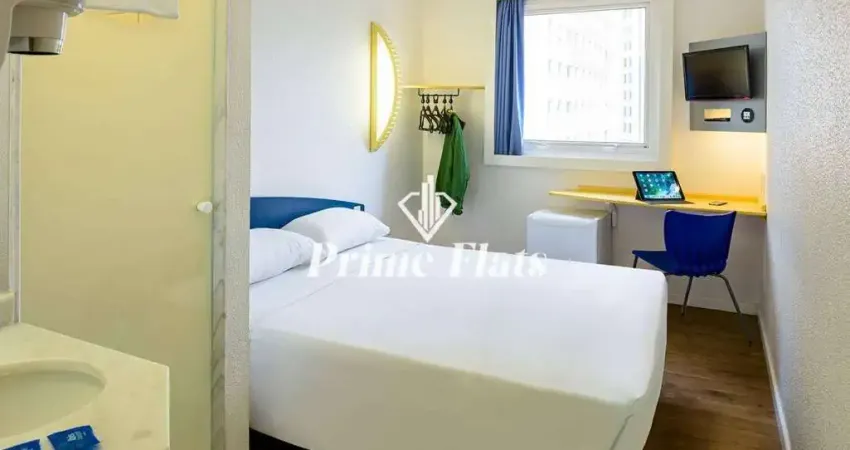 Flat disponível para venda no íbis budget morumbi, com 12m², 1 dormitório e 1 vaga