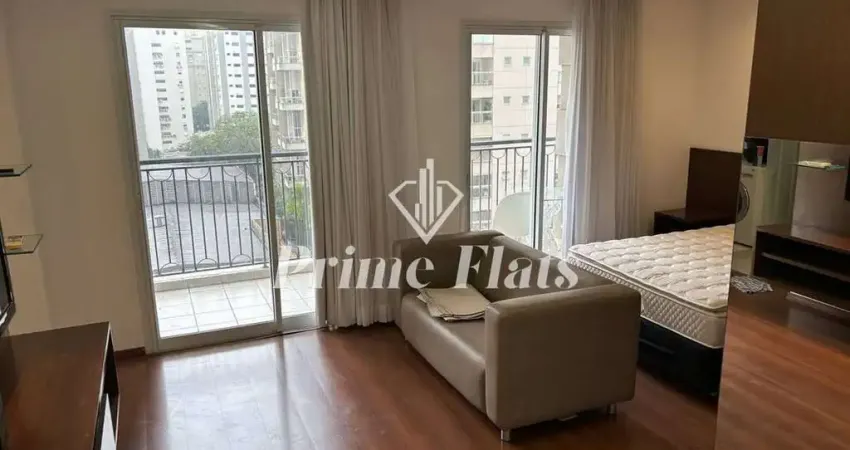 Flat disponível para locação no condomínio edifício diogo home boutique na vila nova conceição, com 48m², 1 dormitório e 1 vaga