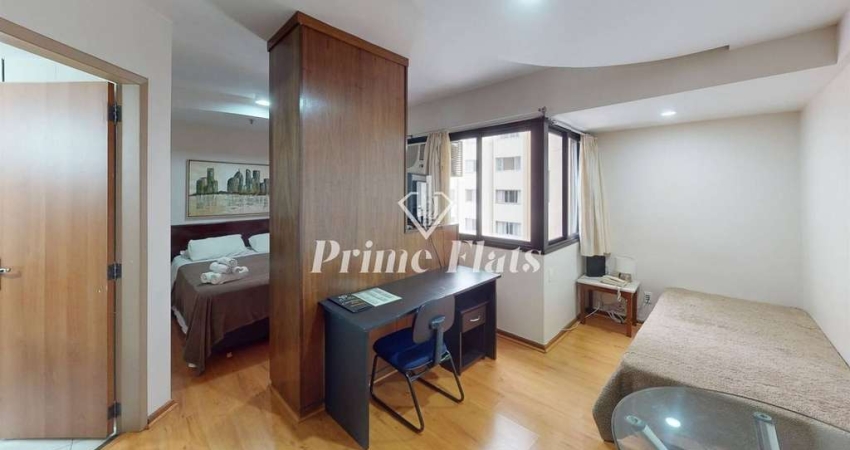 Flat disponível para venda no Hotel Premium Flats Berrini no Brooklin, com 34m², 1 dormitório e 1 vaga