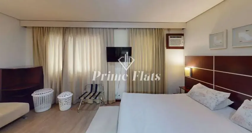 Flat disponível para venda no transamérica executive chácara santo antônio, com 28m², 1 dormitório e 1 vaga