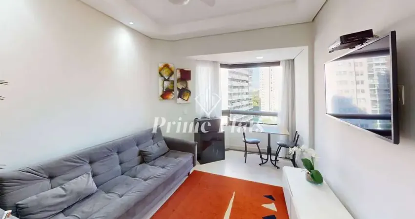 Flat disponível para locação no royal ibirapuera park, com 42m², 1 dormitório e 1 vaga