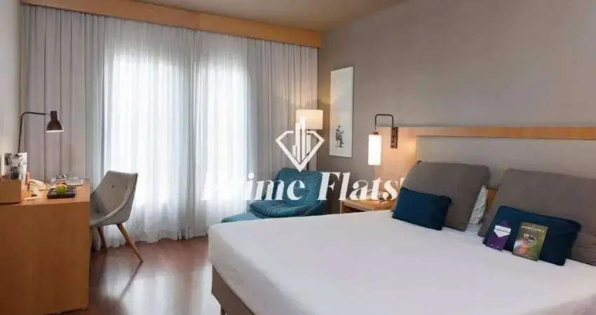 Flat disponível para venda no mercure campinas, com 26m², 1 dormitório e 1 vaga