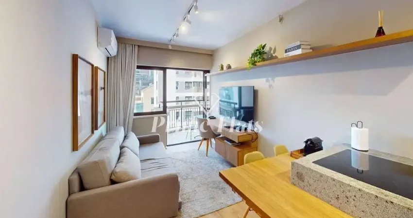 Flat disponível para locação, grand mercure sp itaim bibi, com 36m², 1 dormitório e 1 vaga