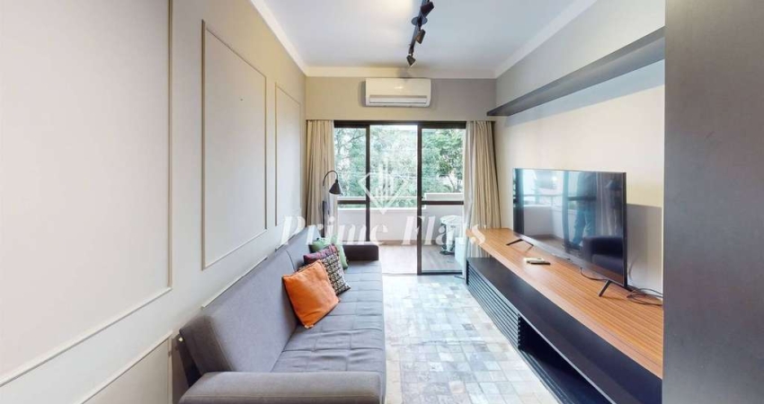 Flat disponível para locação no Madison Plaza Service no Jardim Paulista, com 80m², 1 dormitório e 1 vaga