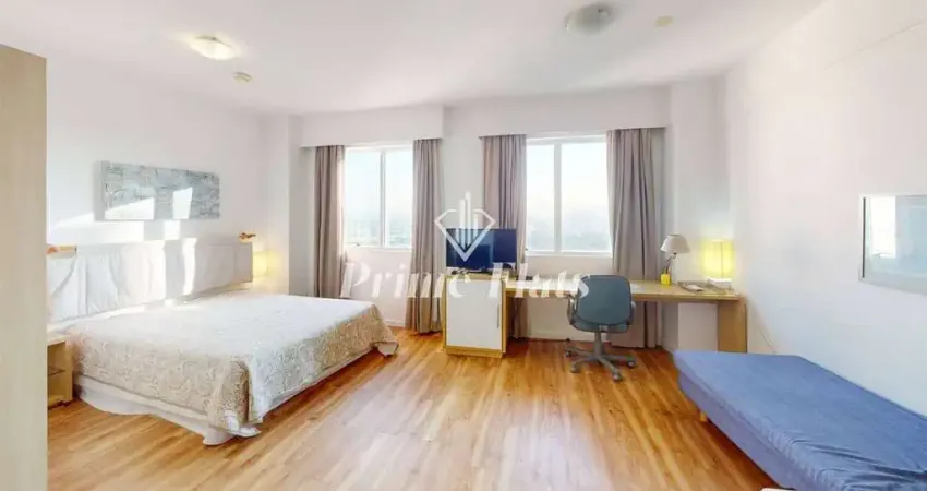 Flat disponível para locação no comfort suites alphaville, com 30m², 1 dormitório e 1 vaga
