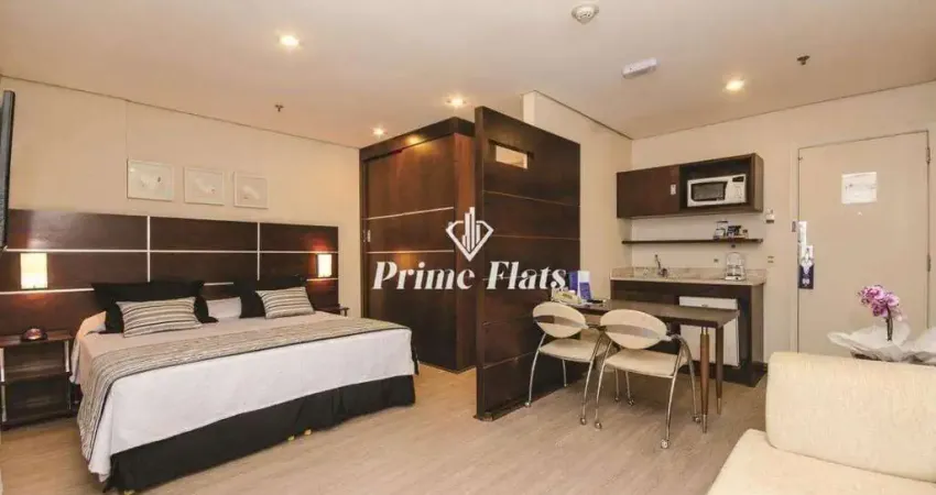 Flat disponível para venda no Transamérica Executive Chácara Santo Antônio, com 28m², 1 dormitório e 1 vaga