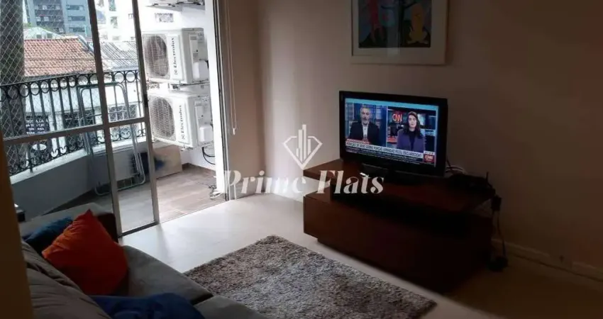 Flat disponível locação no Saint Thomas Residence Service no Jardim Paulista, com 68m², 2 dormitórios e 1 vaga