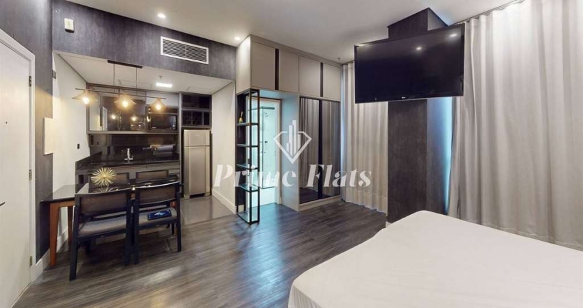 Flat disponível para locação no Wyndham Garden Convention Nortel, com 36m², 1 dormitório e 1 vaga