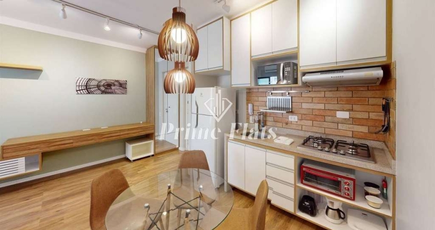 Flat disponível para locação no Madison Plaza Service no Jardim Paulista, com 35m², 1 dormitório e 1 vaga