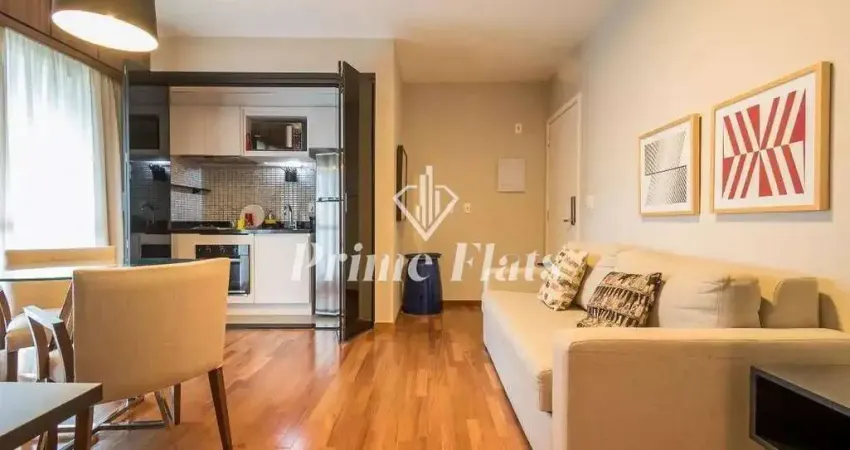 Flat disponível para locação no gran estanconfor veranda berrini, com 40m², 1 dormitório e 1 vaga