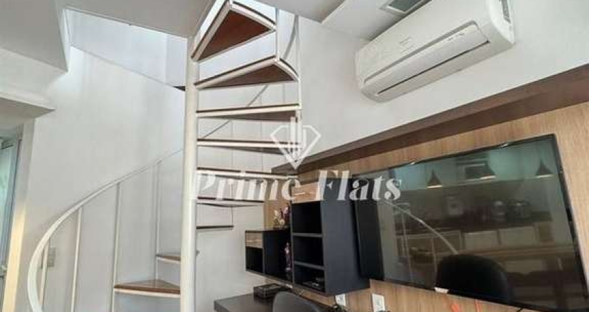 Flat disponível para locação no Condomínio Palazzo Gritti, com 46m², 1 dormitório e 1 vaga de garagem