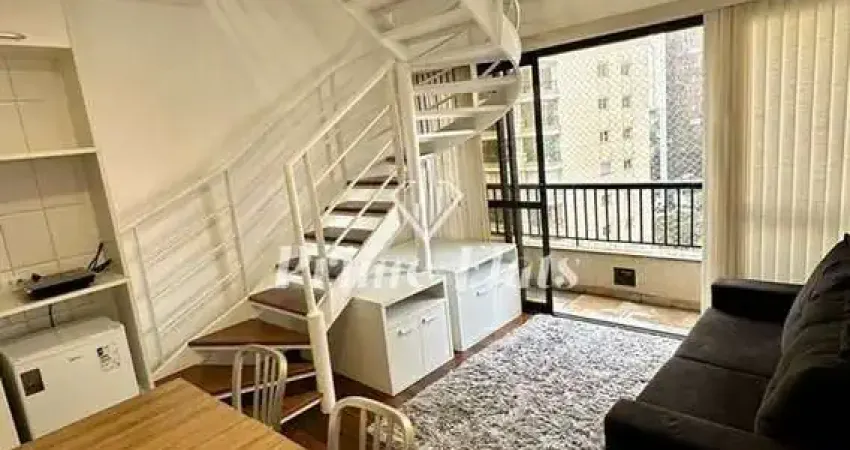 Flat disponível para locação no the loft jardins, com 45m², 1 dormitório e 1 vaga de garagem