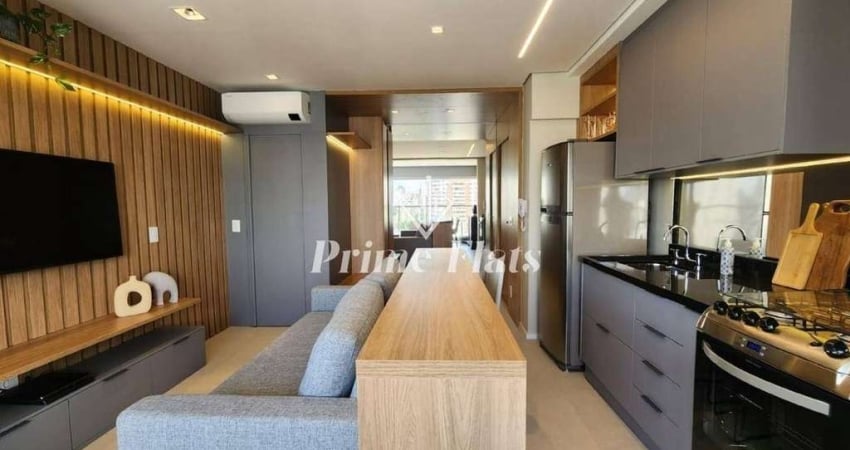 Flat disponível para venda no Op Art Ibirapuera na Vila Clementino, com 55m², 1 dormitório e 1 vaga de garagem