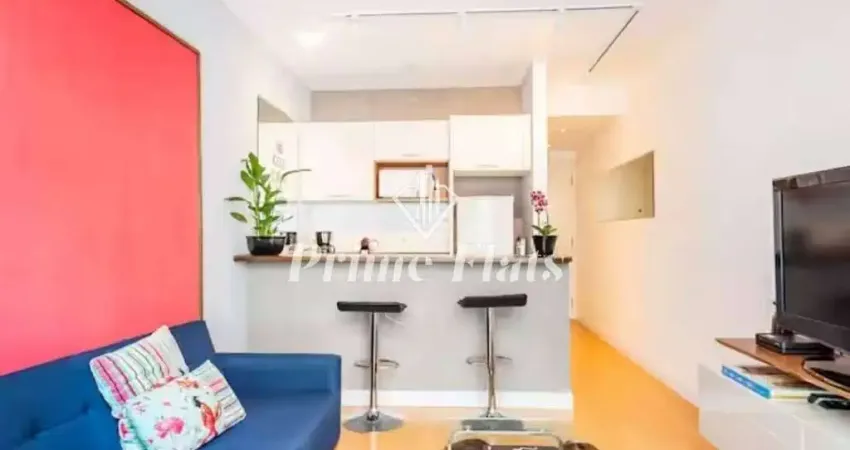 Flat disponível para locação no Condomínio Edifício Moema Loft, com 45m², 1 dormitório e 1 vaga de garagem
