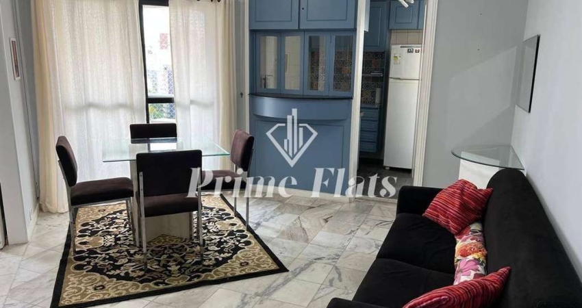 Flat disponível para locação no The First Free Flex Residence, com 55m²,  2 dormitórios e 1 vaga