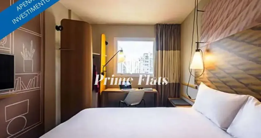Flat disponível para venda no ibis ibirapuera na vila nova conceição, com 16m², 1 dormitório e 1 vaga de garagem