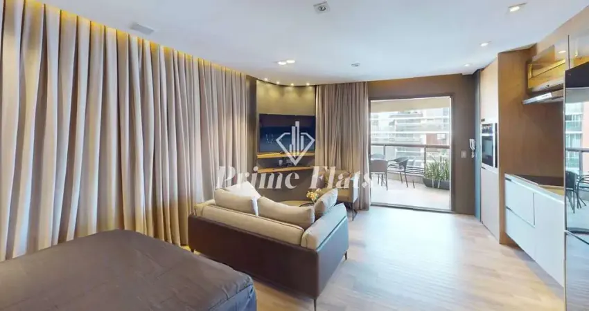 Flat disponível para locação no cyrela by pininfarina, com 49m², 1 dormitório e 1 vaga