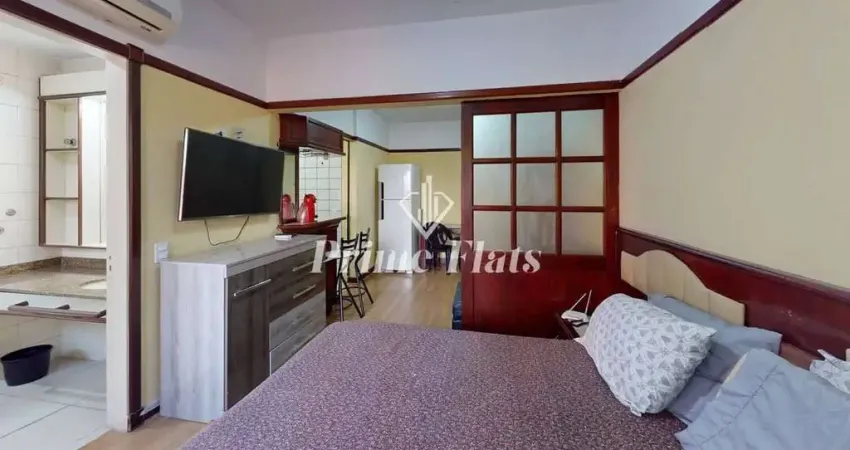 Flat disponível para locação no champs elysees, com 25m², 1 dormitório e 1 vaga
