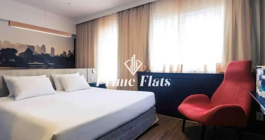 Flat disponível para venda no mercure são paulo bela vista, com 28m², 1 dormitório e 1 vaga de garagem