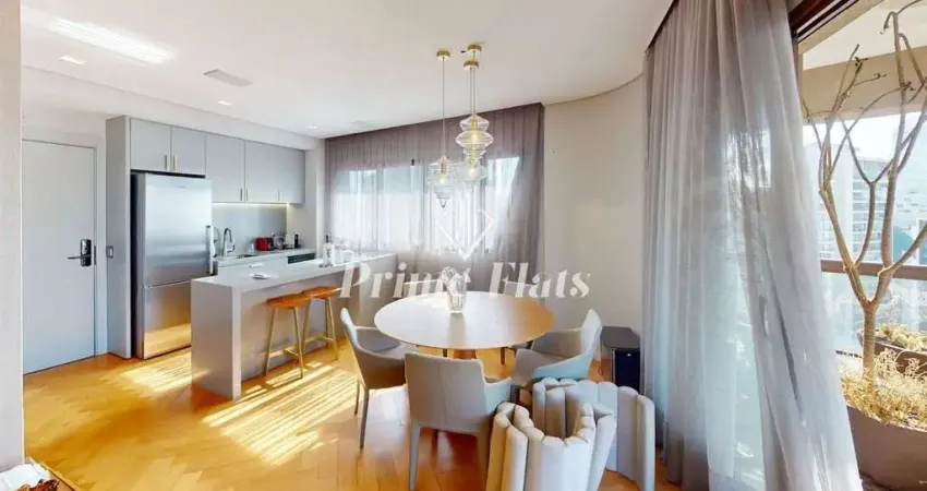 Flat disponível para locação no cyrela by pininfarina no itaim bibi, com 98m², 1 dormitório e 1 vaga