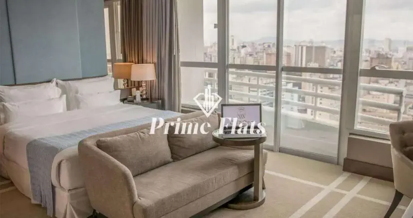 Flat disponível para venda no hotel cadoro são paulo na consolação, com 27m², 1 dormitório e 1 vaga