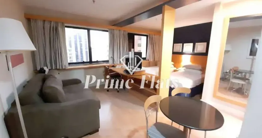 Flat disponível para locação no transamerica executive jardins, com 32m², 1 dormitório e 1 vaga