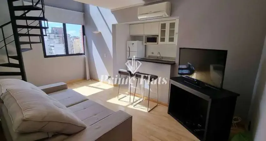 Flat disponível para locação no condominio edifício york duplex residence, com 41m², 1 dormitório e 1 vaga de garagem