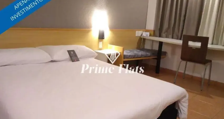 Flat disponível para venda no íbis santos, com 18m², 1 dormitório e 1 vaga