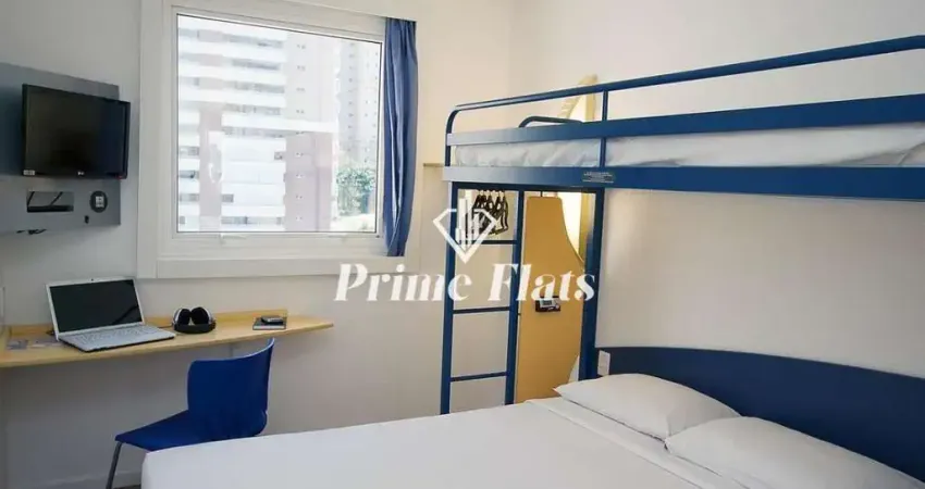 Flat disponível para venda no ibis budget são paulo morumbi, com 18m², 1 dormitório e 1 vaga