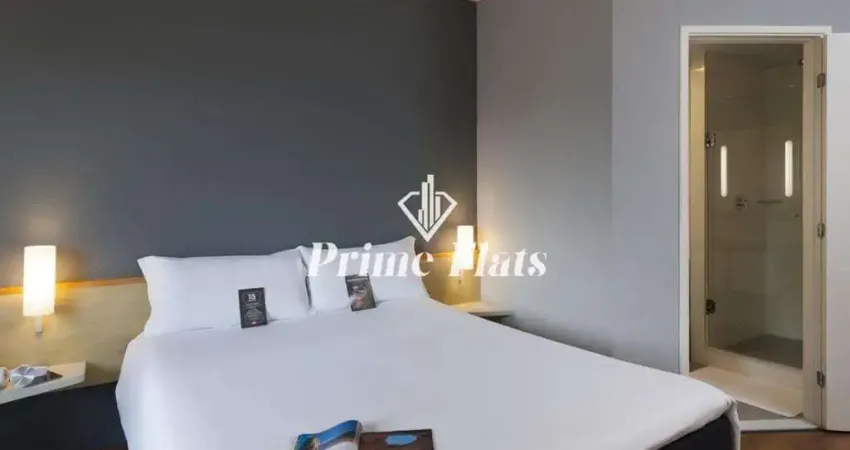 Flat disponível para venda no hotel ibis campinas, com 18m², 1 dormitório e 1 vaga