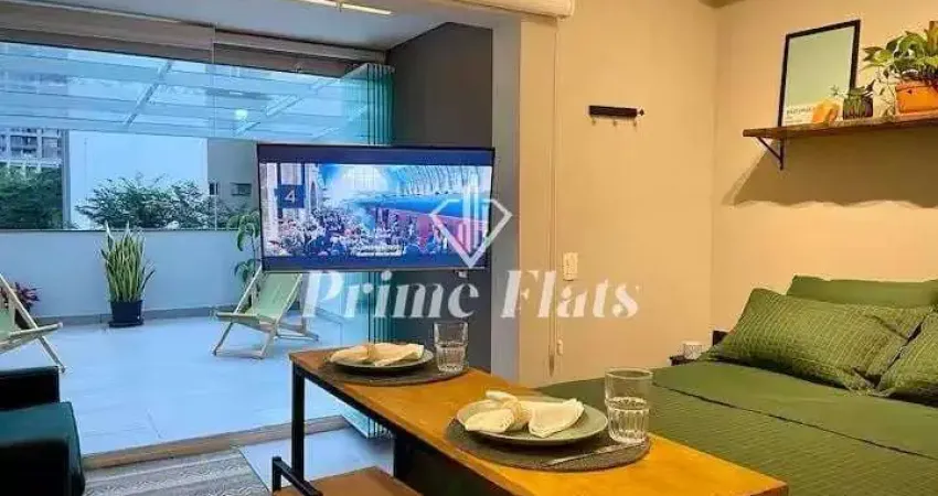 Flat disponível para locação no condomínio vn turiassú, com 30m², 1 dormitório e 1 vaga de garagem