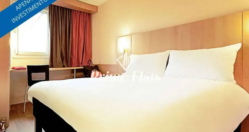 Flat disponível para venda no hotel íbis paulista, com 18m², 1 dormitório e 1 vaga