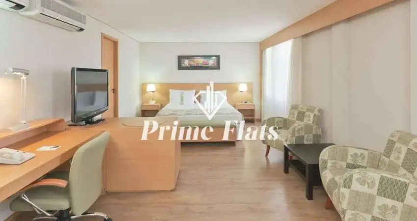 Flat disponível para venda no holiday inn anhembi, com 26m², 1 dormitório e 1 vaga