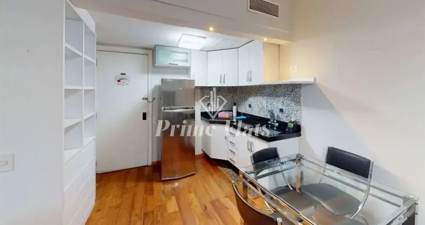 Flat disponível para venda no Ninety Hotel, com 33m², 1 dormitório e 1 vaga