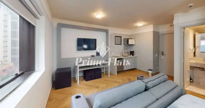 Flat disponível para venda no Transamérica Executive Bela Cintra no Jardim Paulista, com 30m², 1 dormitório e 1 vaga de garagem