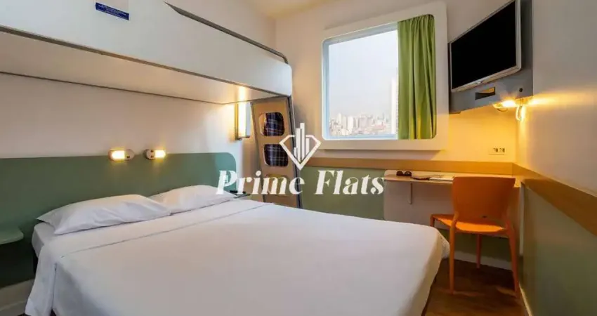 Flat disponível para venda no Ibis Budget Frei Caneca, com 12m², 1 dormitório e 1 vaga