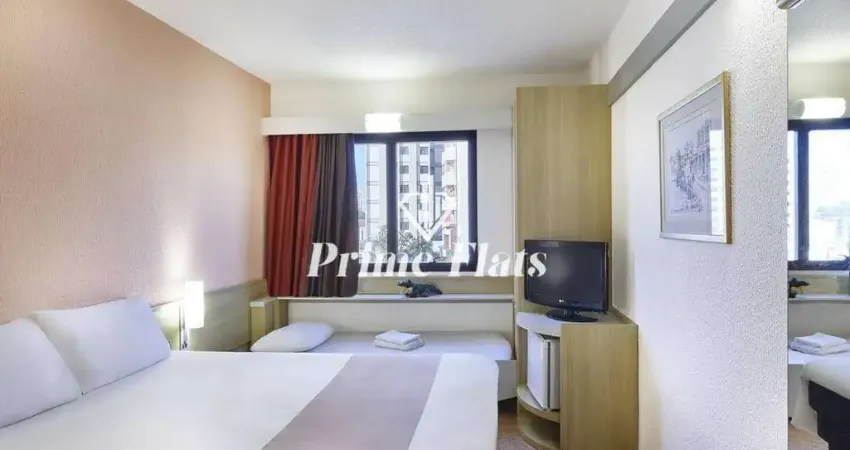 Flat disponível para venda no Íbis Taubaté, com 18m², 1 dormitório e 1 vaga