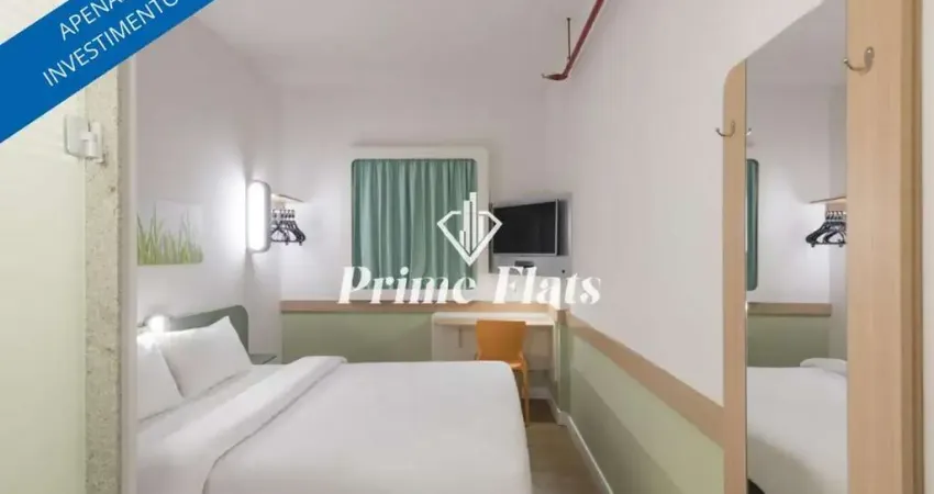 Flat disponível para venda no Ibis Budget São Bernardo do Campo, com 14m², 1 dormitório e 1 vaga de garagem