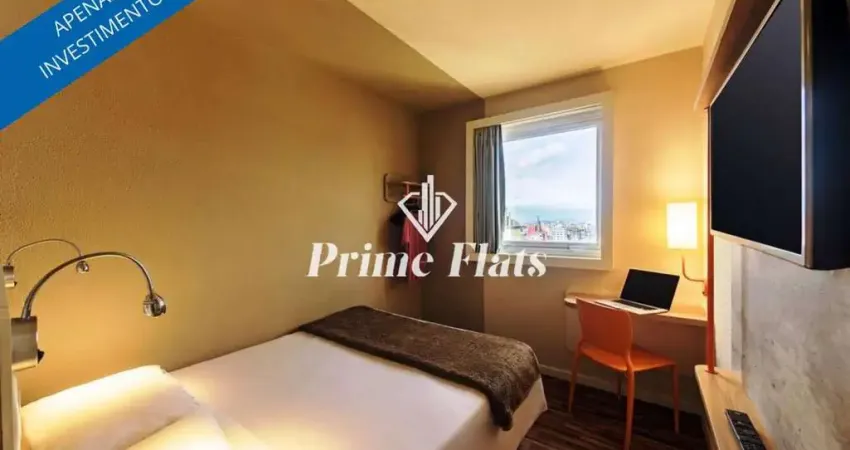 Flat disponível para venda no Ibis Budget SP Centro São João, com 1 dormitório e 1 vaga