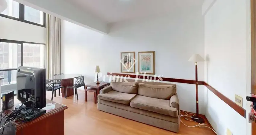 Flat disponível para venda no place vendome flat service em moema, com 52m², 1 dormitório e 1 vaga
