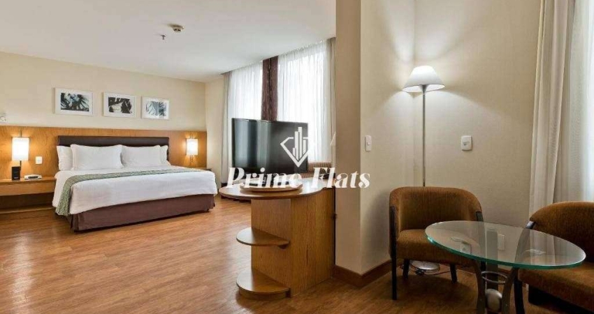 Flat disponível para venda no Meliá Paulista, com 27m², 1 dormitório e 1 vaga de garagem