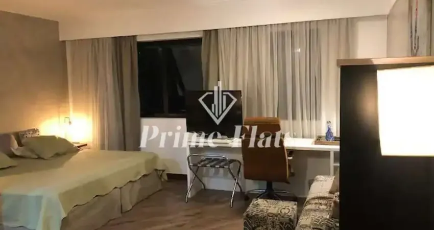 Flat disponível para locação no Meliá Ibirapuera, com 26m², 1 dormitório e 1 vaga de garagem